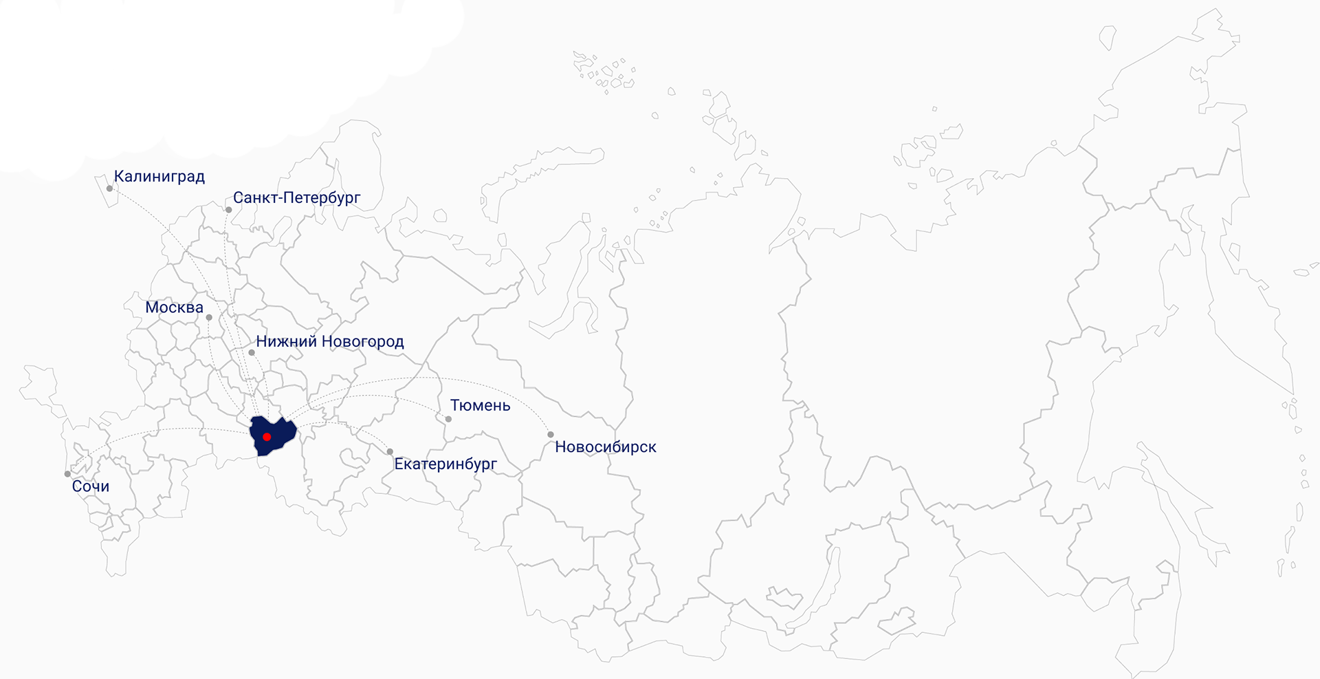 Самара на карте